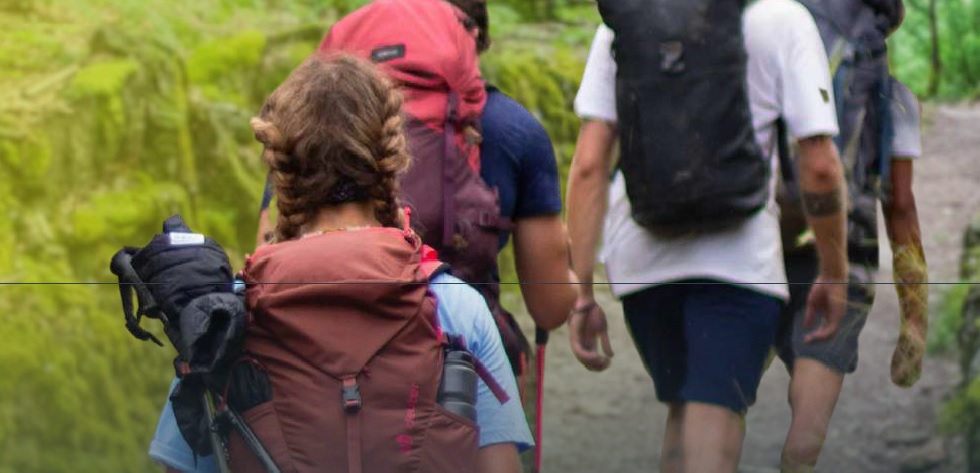 Campamento camino de Santiago