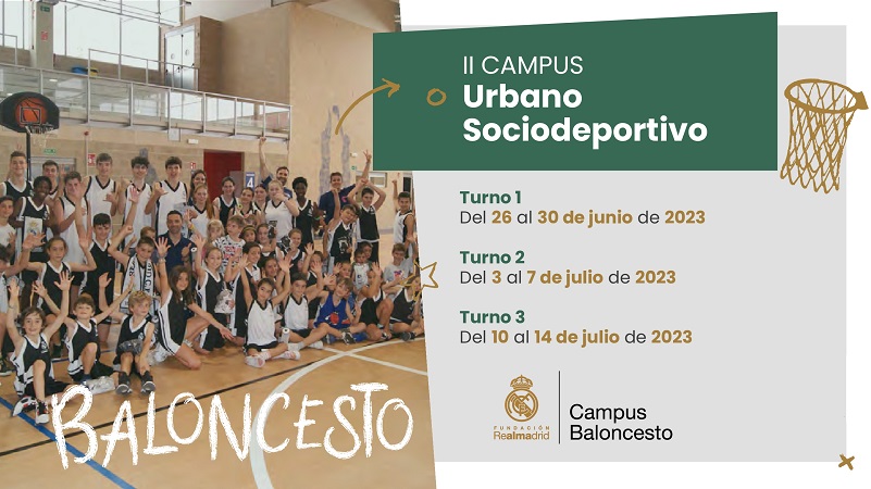 II Campus Urbano Sociodeportivo Fundación Real Madrid Baloncesto